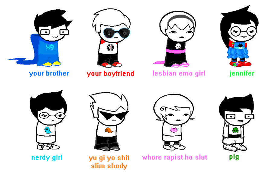 fanmade homestuck kids by akita-devil-of-love on DeviantArt
