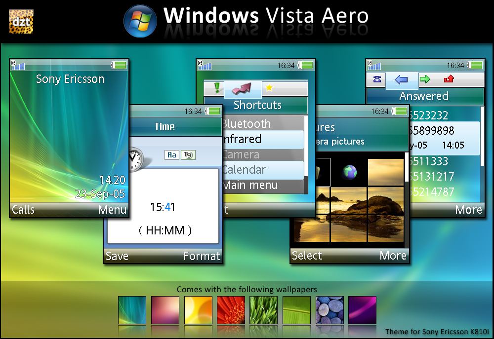 Windows Vista Aero For K810i By Dzutrinh On DeviantArt Windows Vista Aero For K810i By Dzutrinh On DeviantArt