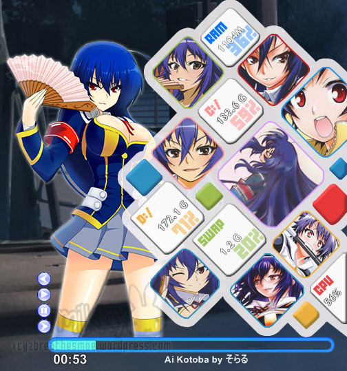 Rainmeter: Kurokami Medaka