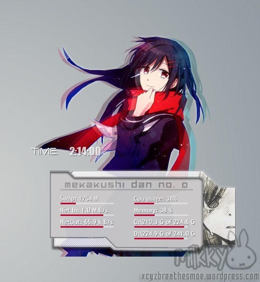 Rainmeter: Tateyama Ayano