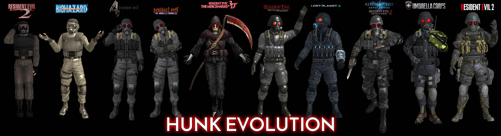 Resident Evil Hunk Evolution (With Renders [PNG]) by 972oTeV on DeviantArt