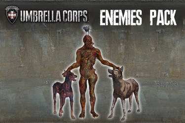 Umbrella corps - Enemies Pack [XPS Models]