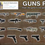 Guns and Destruction - Guns Pack [XPS]