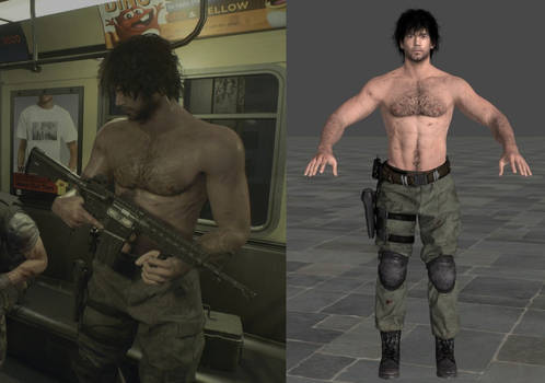 RE3 REMAKE - Shirtless Carlos [Not Available]