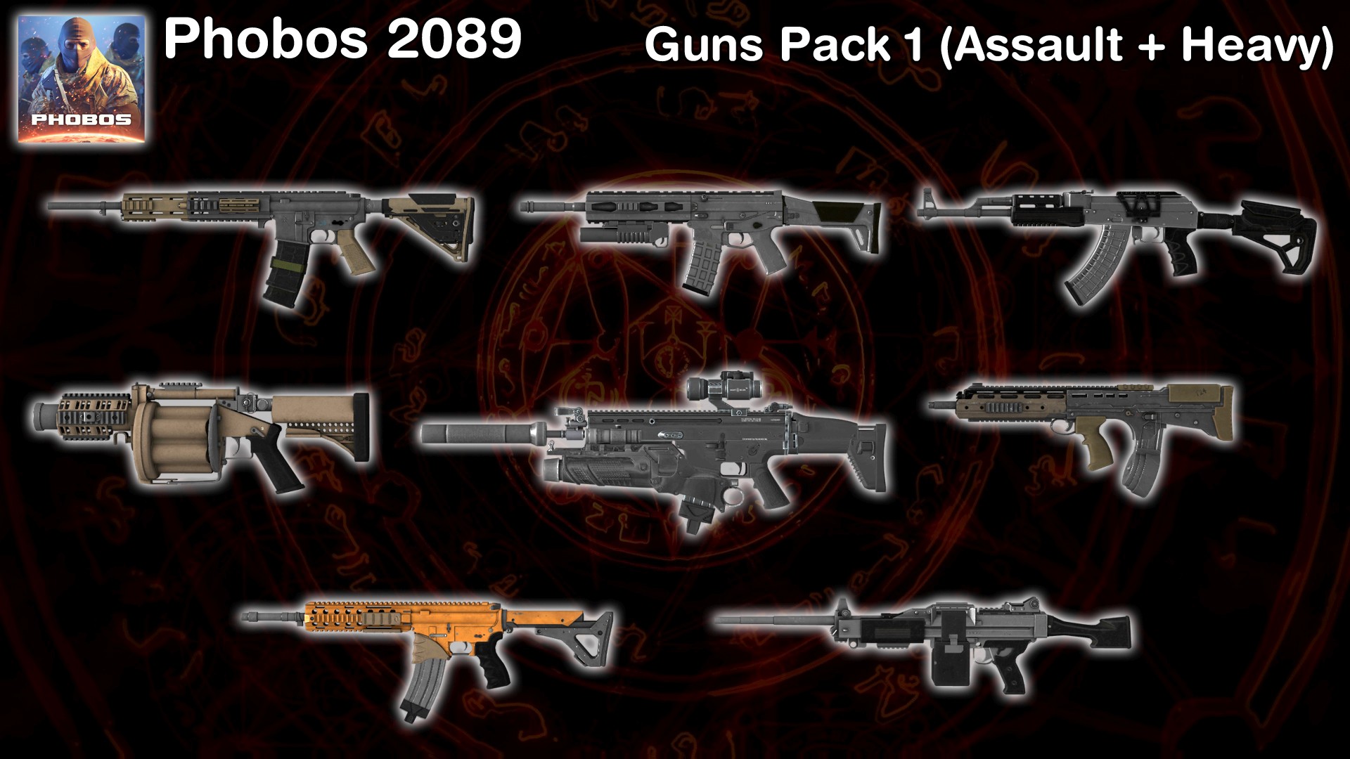 Phobos 2089 - Guns Pack 1 (Assault-Heavy) [XPS] by 972oTeV on DeviantArt