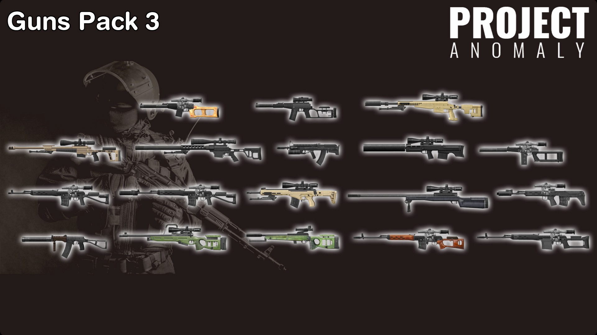 PROJECT Anomaly - Guns Pack 3 [XPS] by 972oTeV on DeviantArt