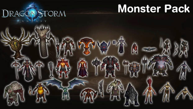 Dragon Storm Fantasy - Monsters Pack [XPS]