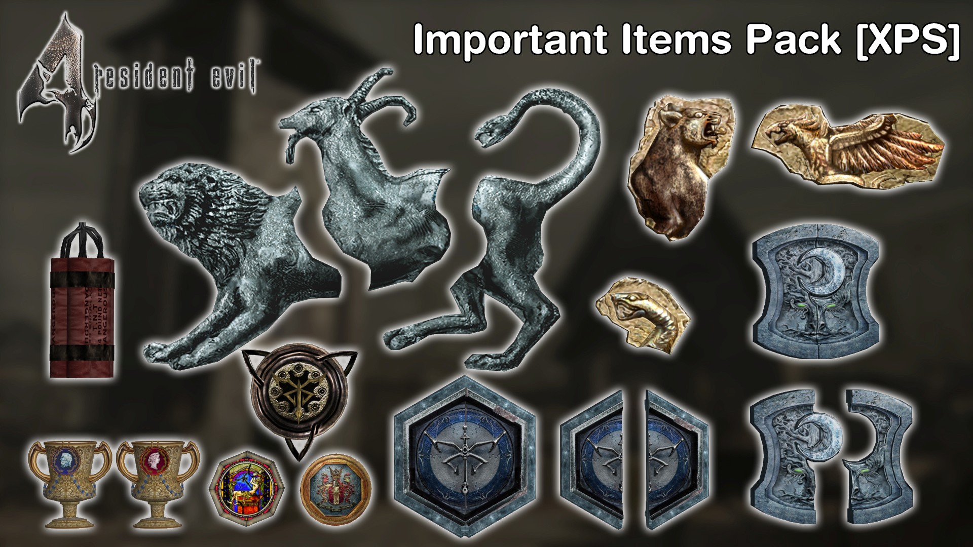 Resident Evil 4 Important Items Pack [XPS] by 972oTeV on DeviantArt