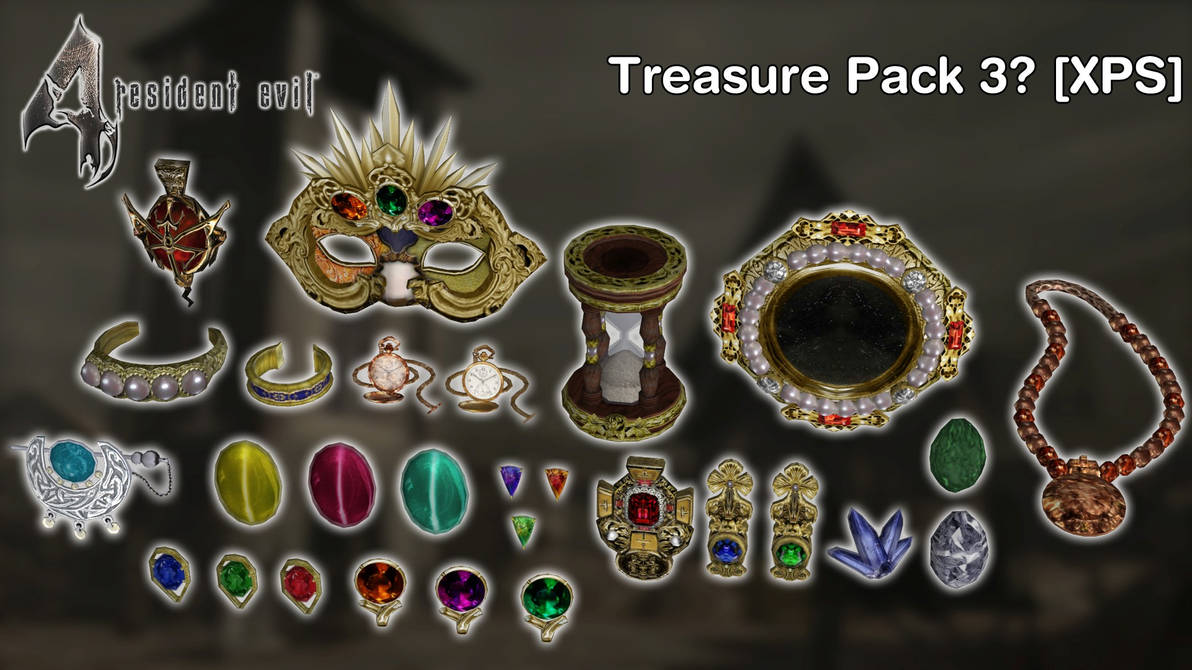 Resident Evil 4 Treasures Pack 3 [XPS] by 972oTeV on DeviantArt