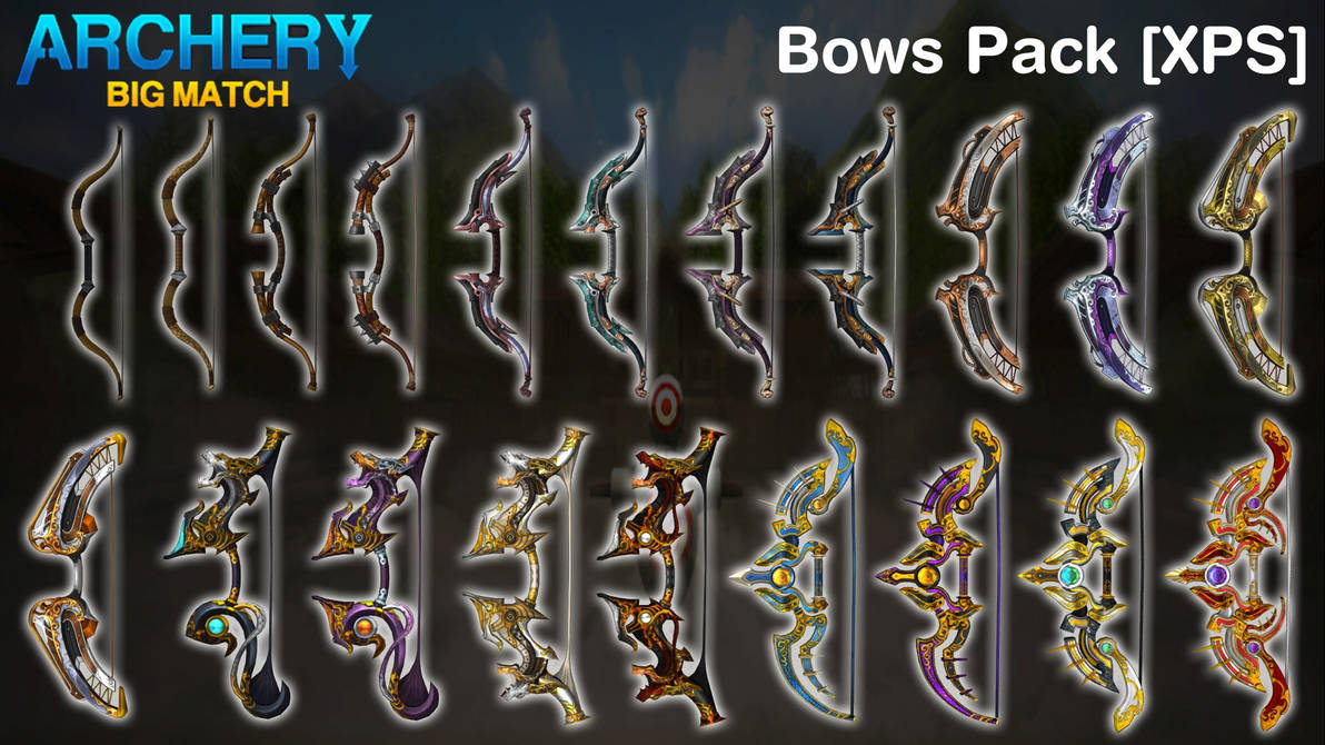 Archery big Match Bows Pack [XPS] by 972oTeV on DeviantArt