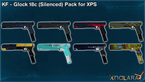 M-S-Models - KF - Glock 18c (Silenced) Pack [XPS]