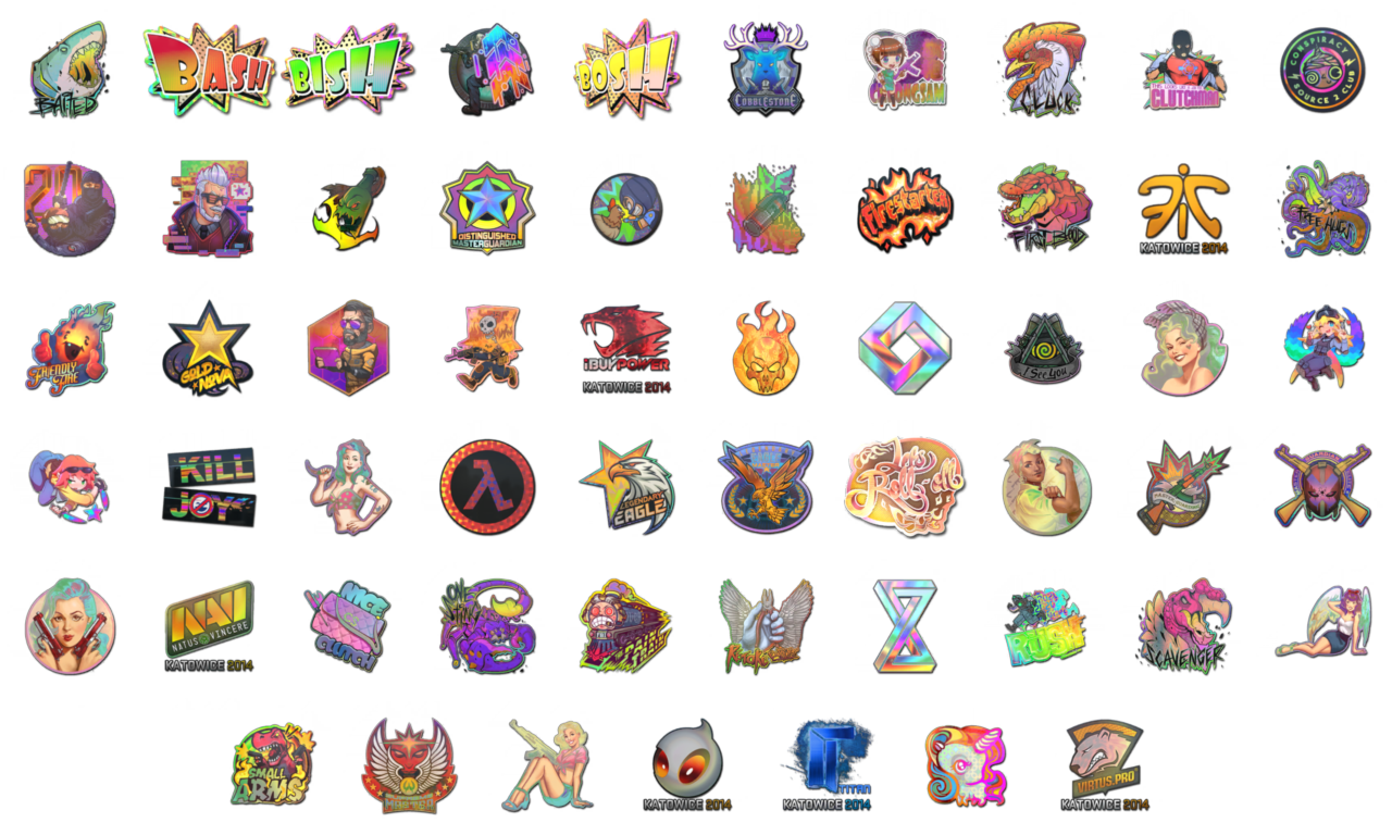 Case Opener - Stickers (Holo) Pack [Resources PNG] by 972oTeV on DeviantArt