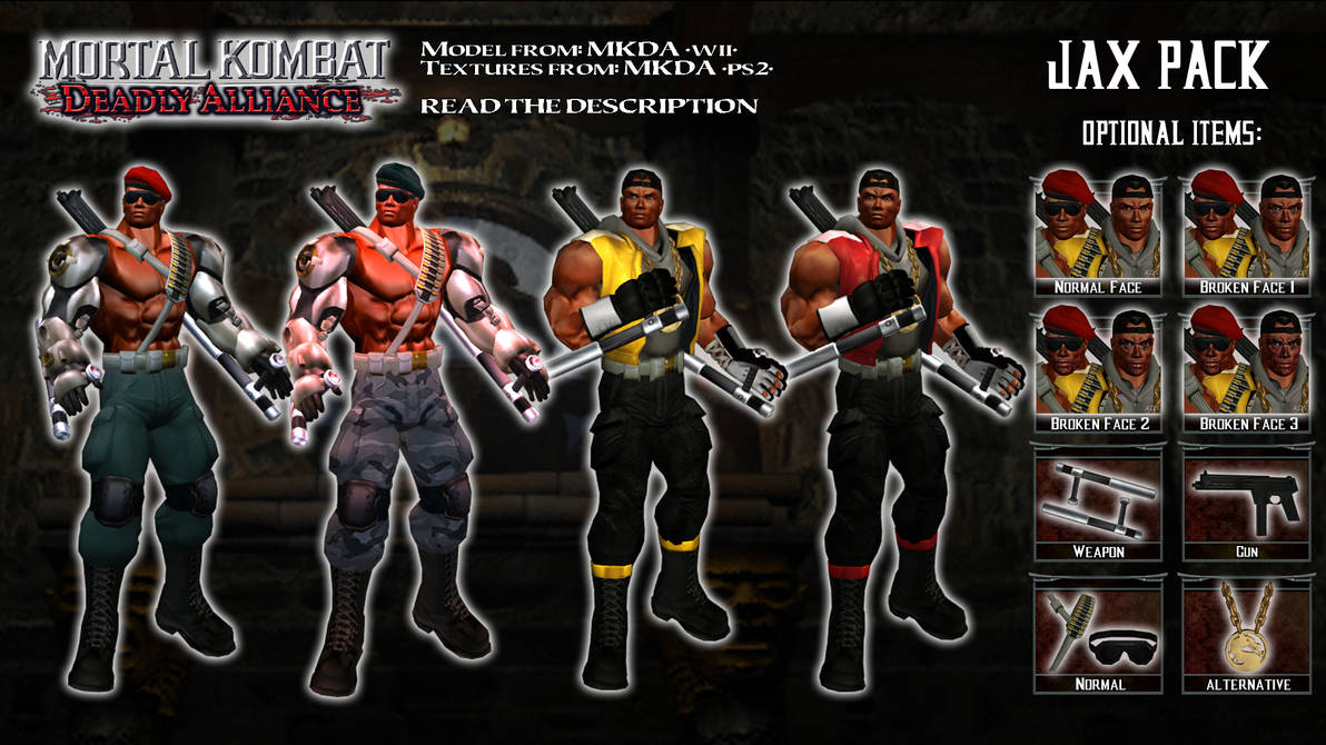 MK Deadly Alliance Jax [XPS] by 972oTeV on DeviantArt