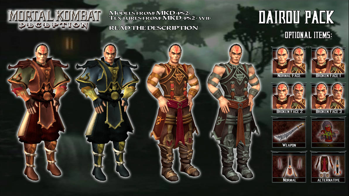 MK Deception Dairou [XPS] by 972oTeV on DeviantArt