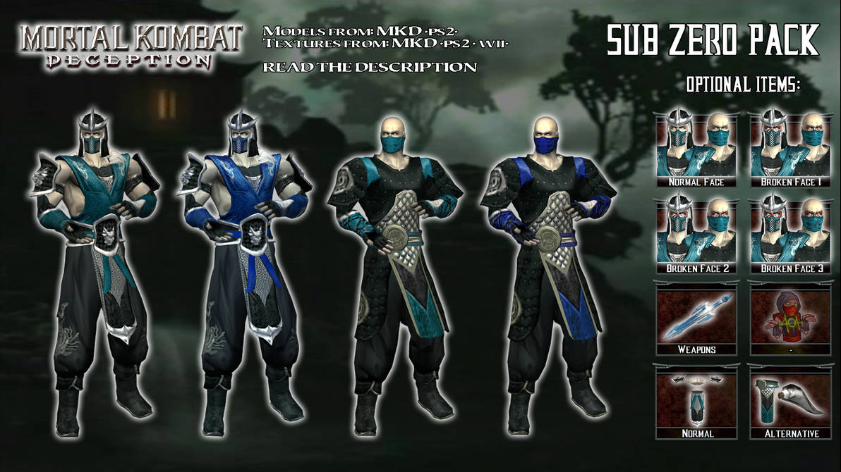 MK Deception Sub zero [XPS] by 972oTeV on DeviantArt