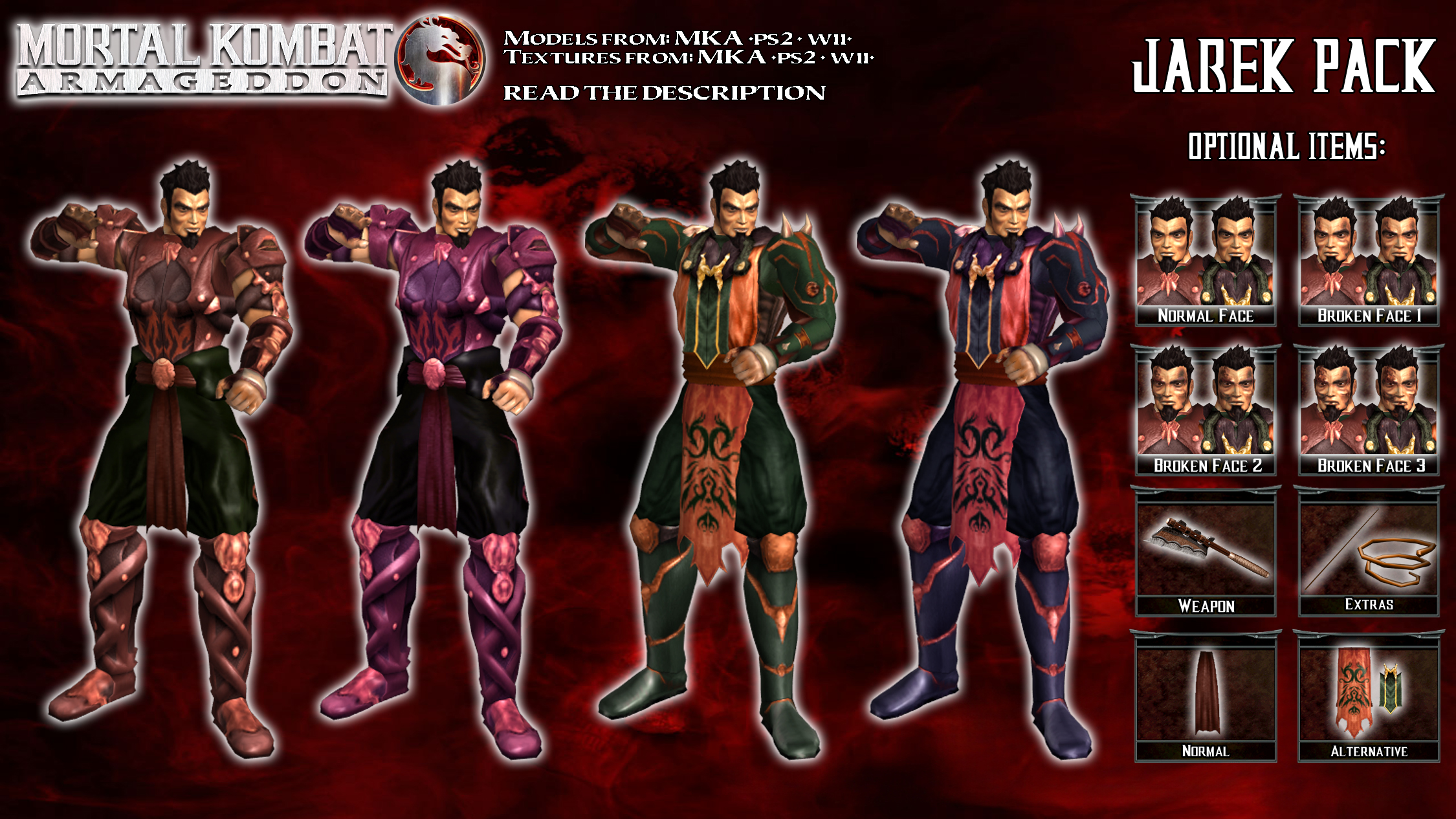 MK Armageddon - Jarek [XPS] by 972oTeV on DeviantArt