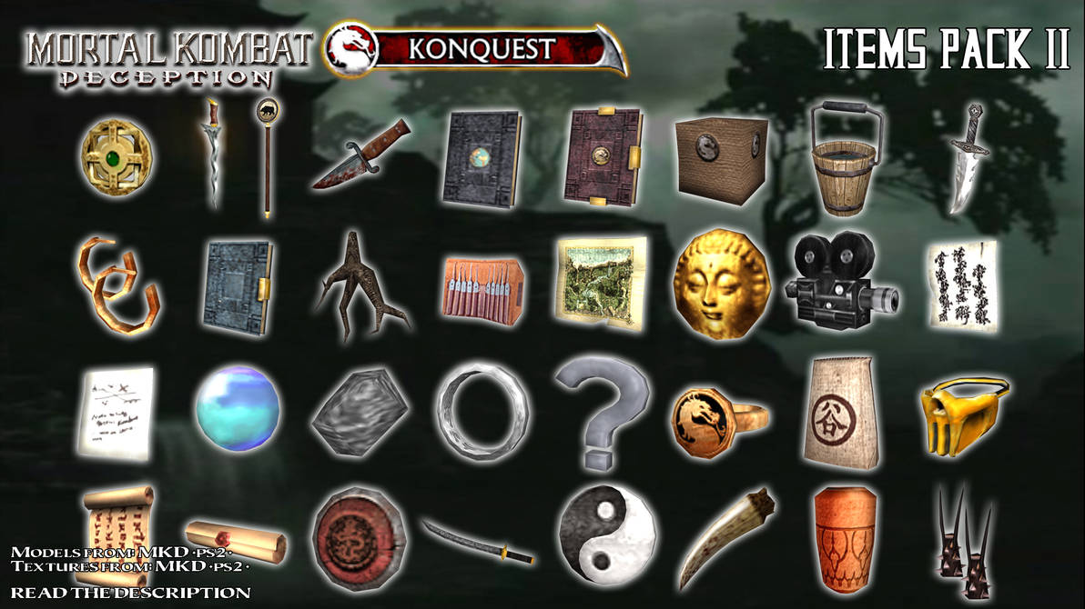 MK Deception Konquest Items Pack 2 [XPS] by 972oTeV on DeviantArt