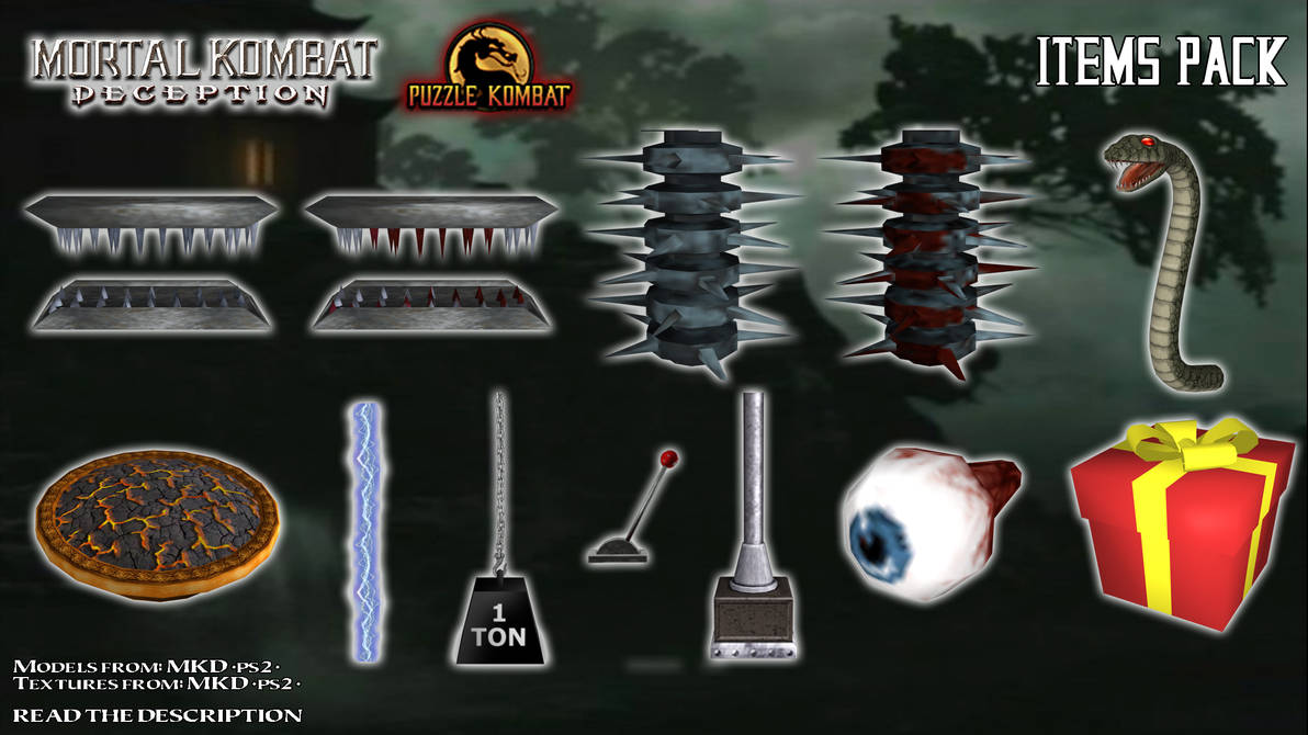 MK Deception Puzzle Kombat Items Pack XPS by 972oTeV on DeviantArt