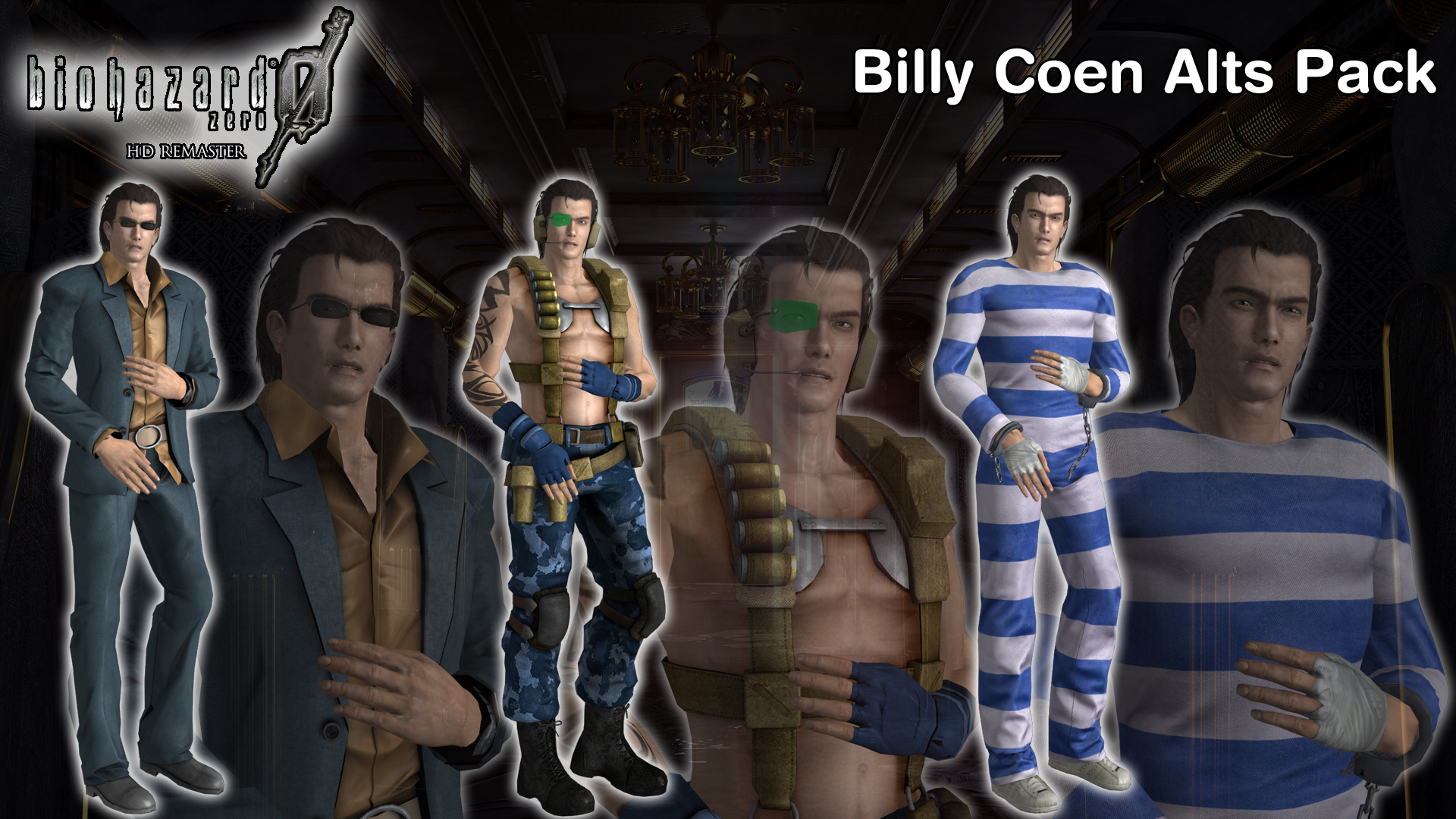 RE0 HD Remaster - Billy Coen Alts Pack [XPS] by 972oTeV on DeviantArt