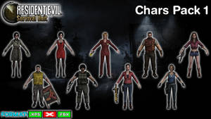 RE SURVIVAL UNIT - Chars (Pack 1) [XPS - FBX]