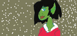 The elf girl.