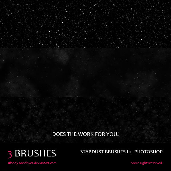 Stardust Brushes by BloodyGoodbyes on DeviantArt