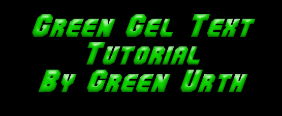 Gel Text Effect Video Tutorial