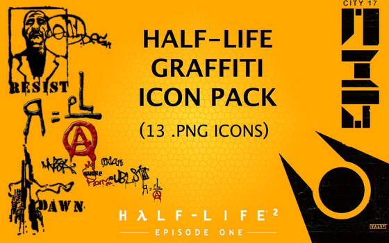 HALF - LIFE GRAFFITI icon pack