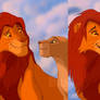 Lion King Simba and Nala Redraw