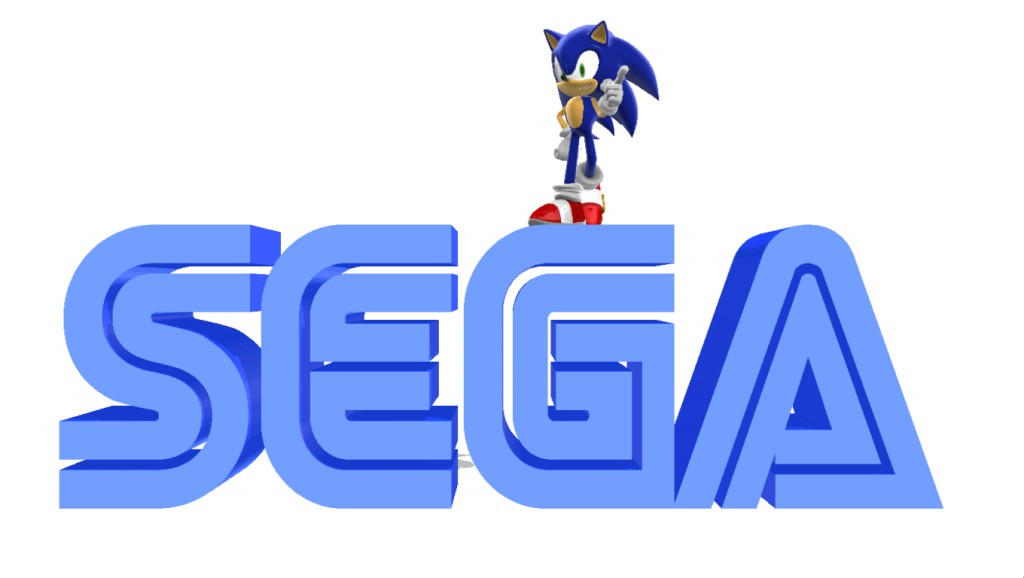 Sega logo 3D MODEL DOWNLOAD