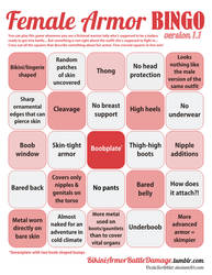 Female Armor BINGO ver. 1.1 (dowloadable PDF)