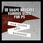 Shape Brushes for Photoshop
