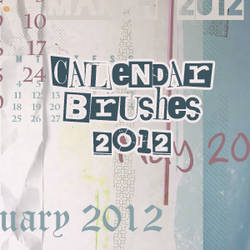 2012 Calendar Brushes