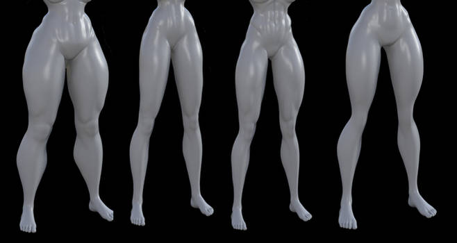 60+ CURIOUS CUSTOMS LOWER BODY DAZ MORPHS