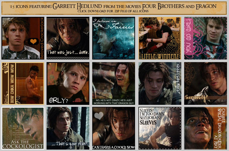 Garret Hedlund Icon Pack 01 by WaywardMuffin on DeviantArt