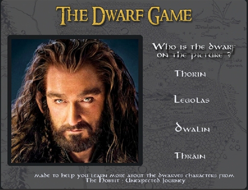 The Hobbit - Dwarf Quiz