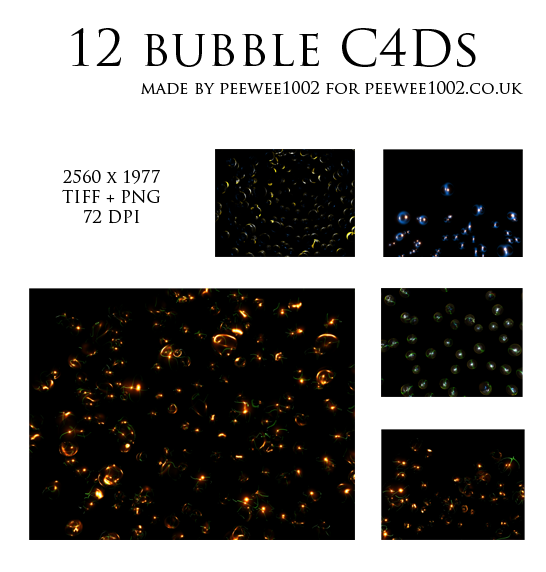 12 C4D Bubbles