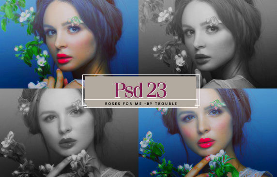 Psd 23-roses For Me-by Trouble by DarkRainbowIllusion on DeviantArt