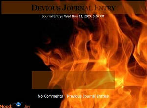 Flame Journal Skin