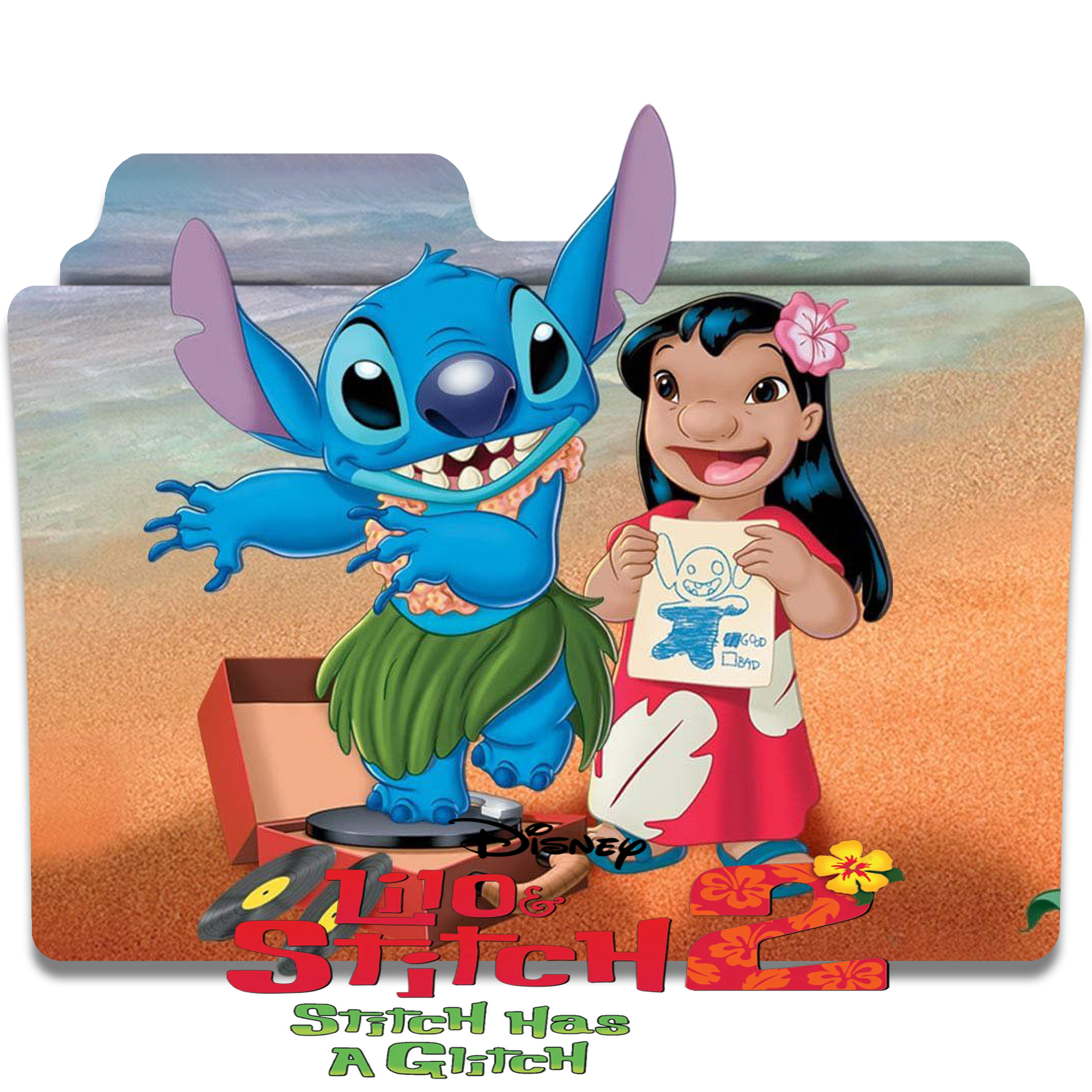 Lilo and Stitch 2 Stitch Has A Glitch Icon folder
