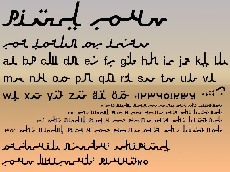 Bazik font