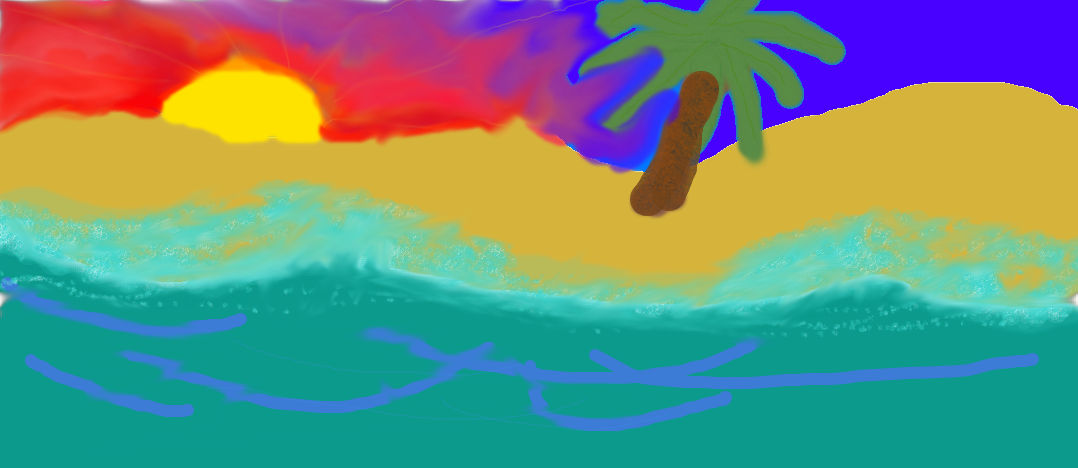 Sunset Beach by AllyMeyer on DeviantArt
