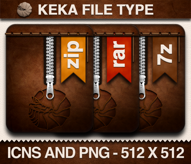 Keka File Type Icons
