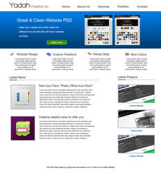 Free PSD Website Design