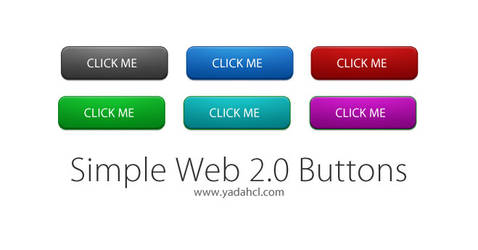 Simple Web 2.0 Buttons