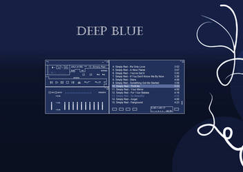 Deep Blue Winamp Skin