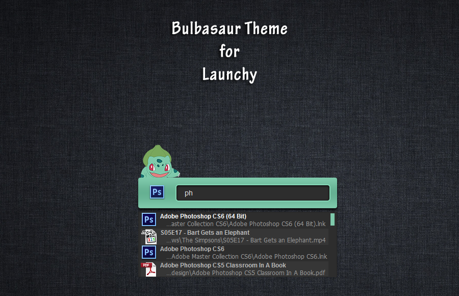 Bulbasaur Launchy by BTNH108464