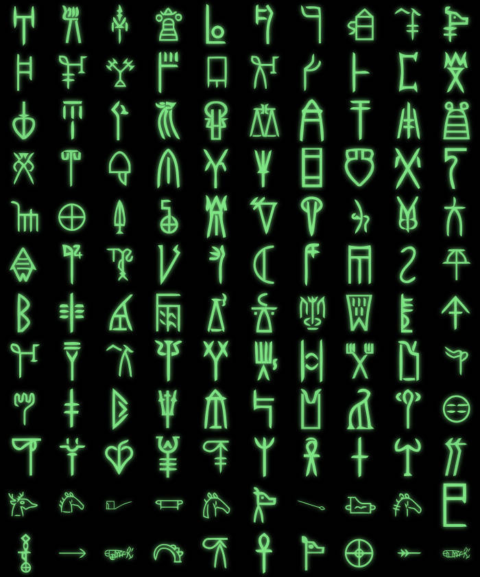 Linear B Symbols