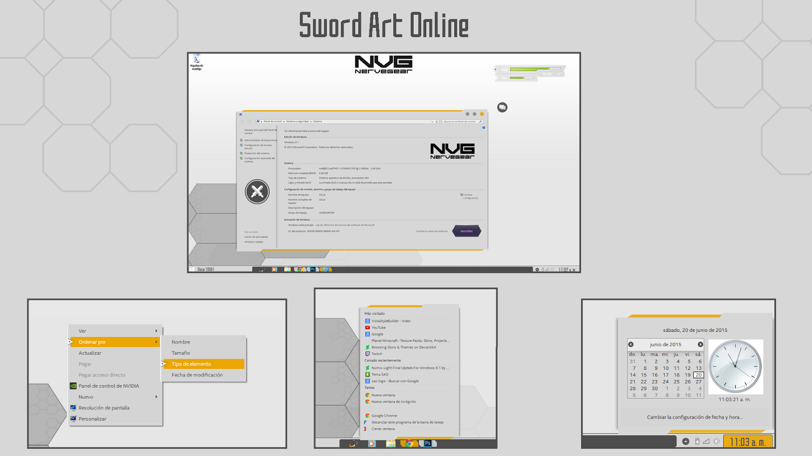 Tema Sword Art Online Para Windows 8/8.1