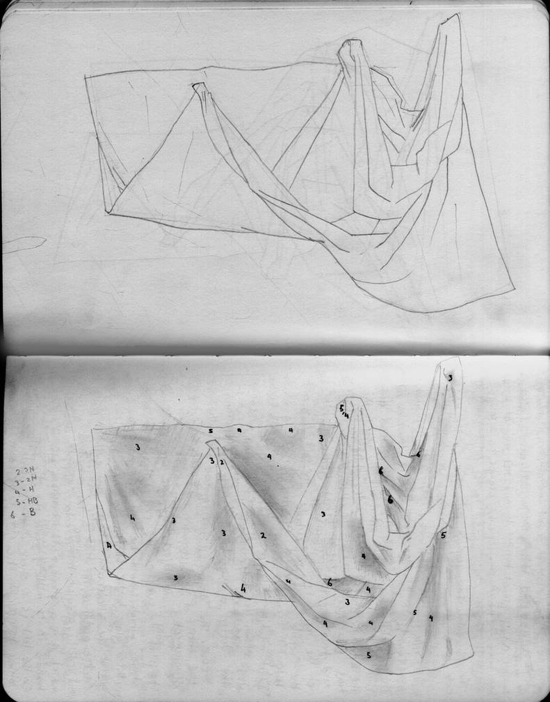 Drapery Study by ArchitArt on DeviantArt